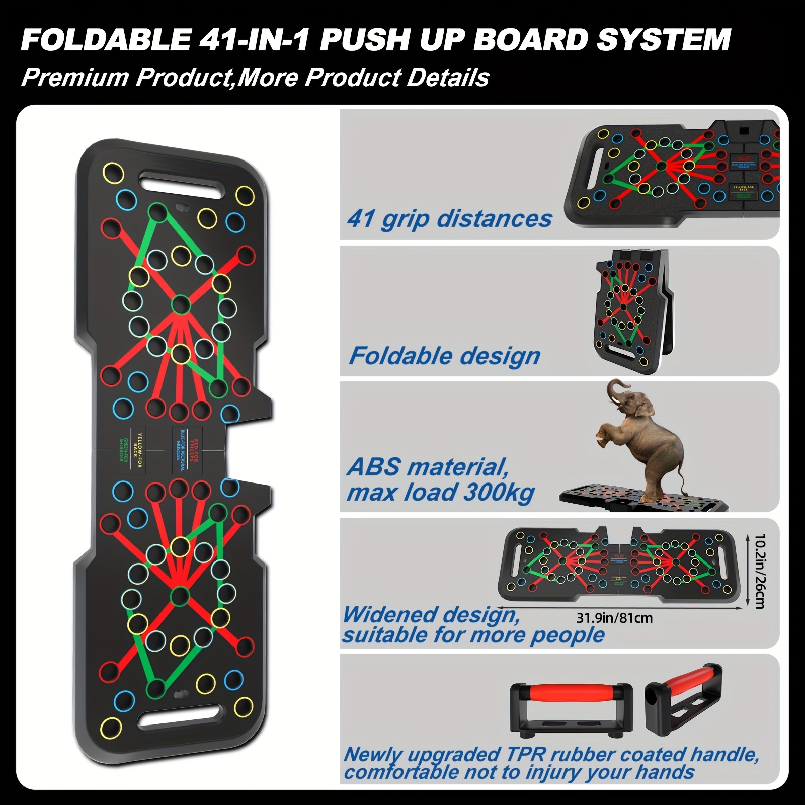 Ultimate Push Board Full Body Workout Multifunctional - Temu