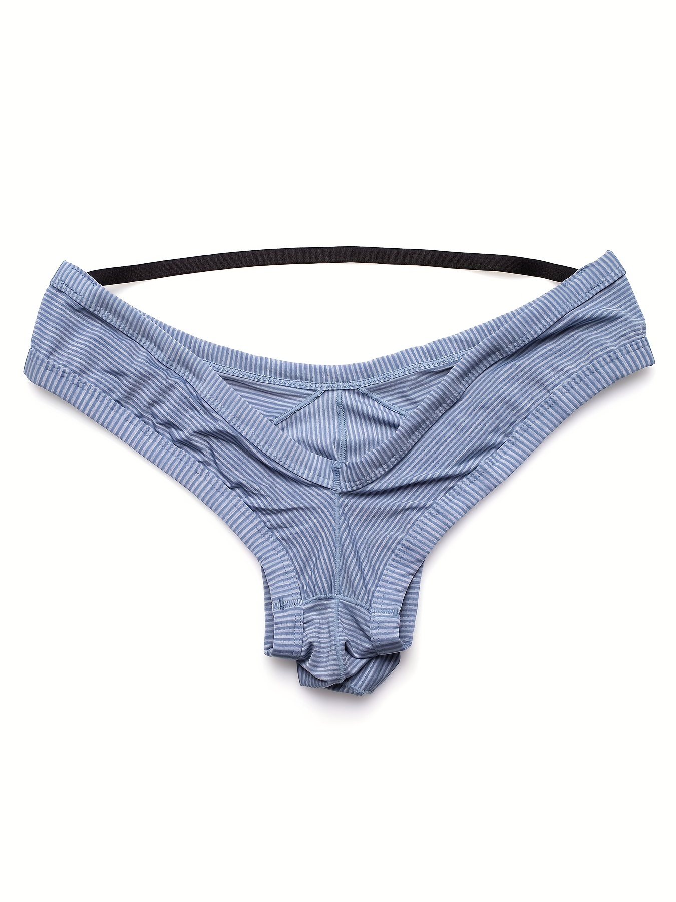 Men's Jockstraps Underwear Men Sexy Mesh Striped Thong - Temu