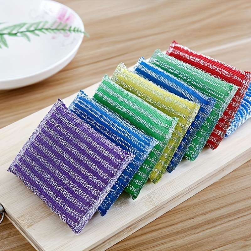 Kitchen Cleaning Sponge Dish Towel Scouring Pad Dishware - Temu