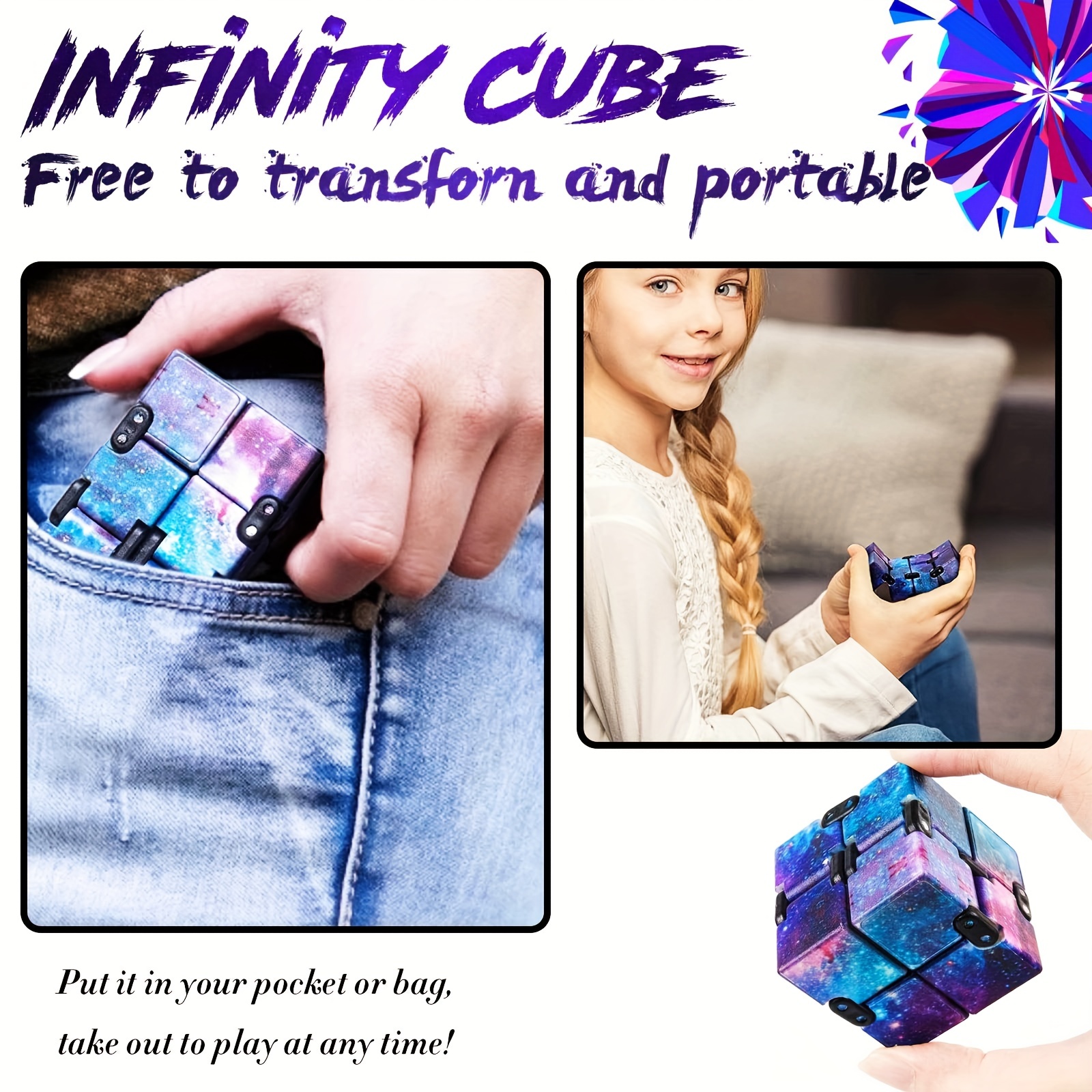 Infinite Fidget Cube - Quiet Classroom Fidget