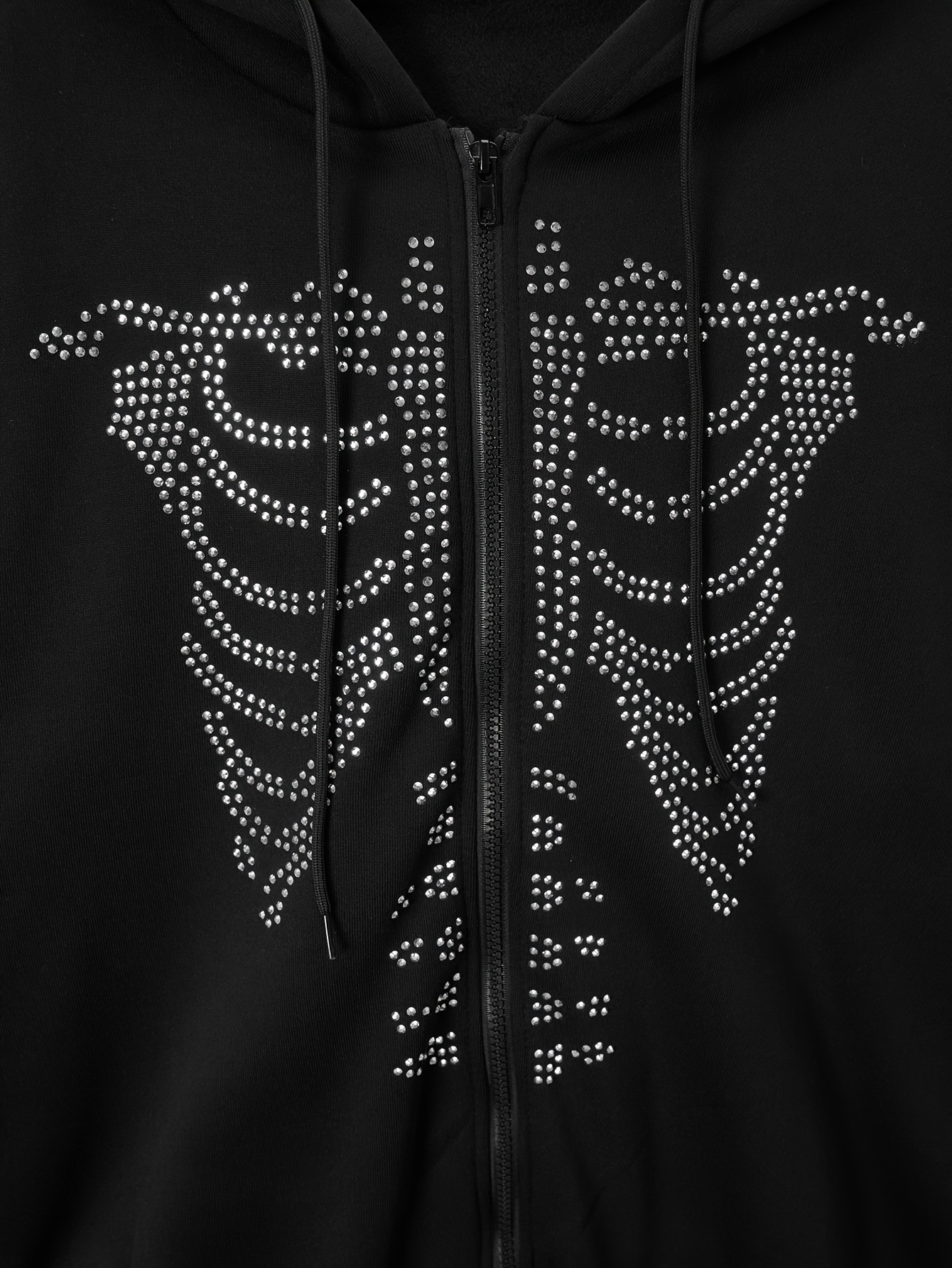 Rhinestone skeleton online jacket