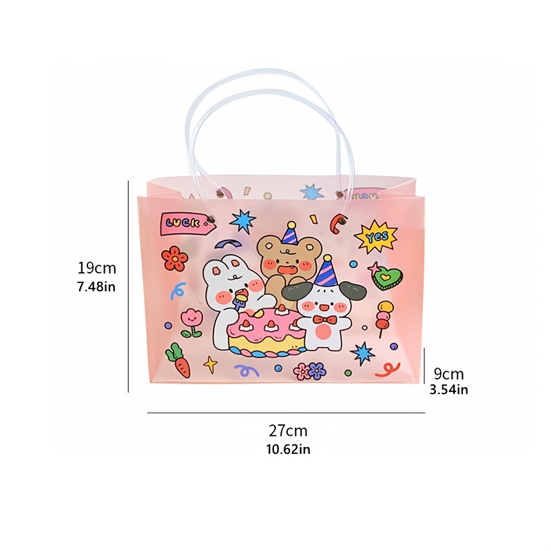 2/4pcs Bolsa Regalo Oso Conejo Tridimensional Dibujos - Temu