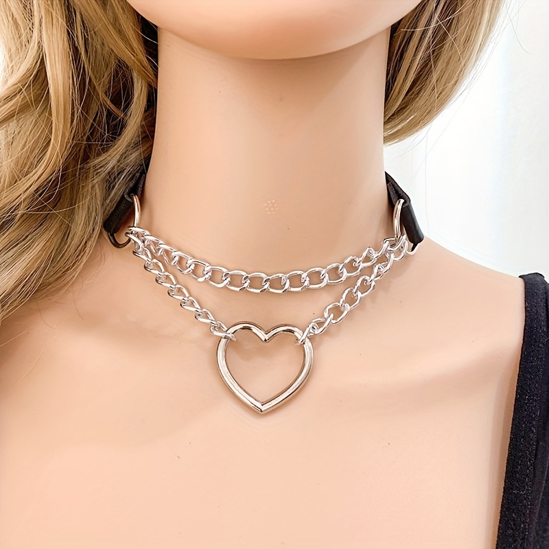 Sexy Leather Choker Necklace 