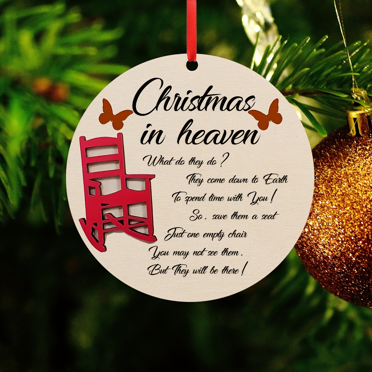 Those We Love Christmas Ornament, Bereavement Gift, Loss of Loved