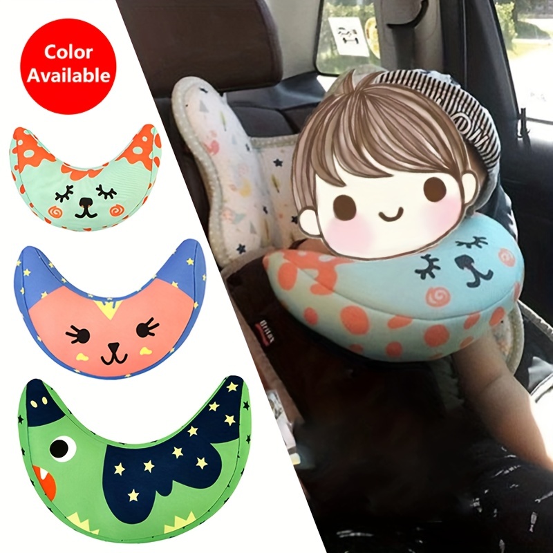  Forma de H - Soporte para la cabeza del coche para niños,  almohada de viaje en automóvil, almohada en forma de H para adultos y niños,  almohada de viaje para apoyar