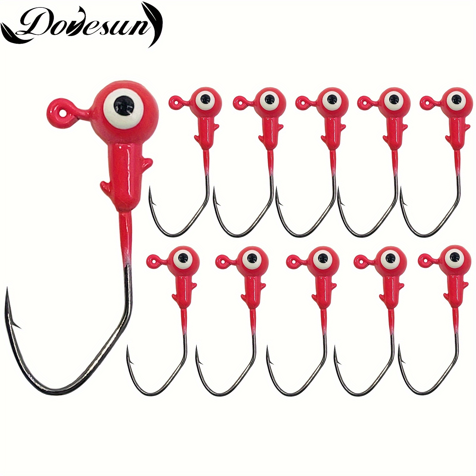 5pcs Premium Tumbler Stand Up Jig Head Kit for Freshwater and Saltwater  Fishing - Includes Lead Jig Head Hooks, Worm Hooks, and Rigs Accessories -  Enh