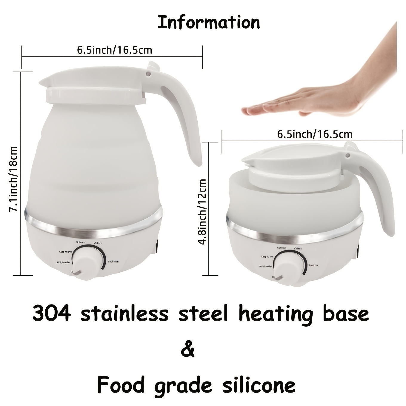 Portable Electric Kettle: New Household Travel Boiling - Temu