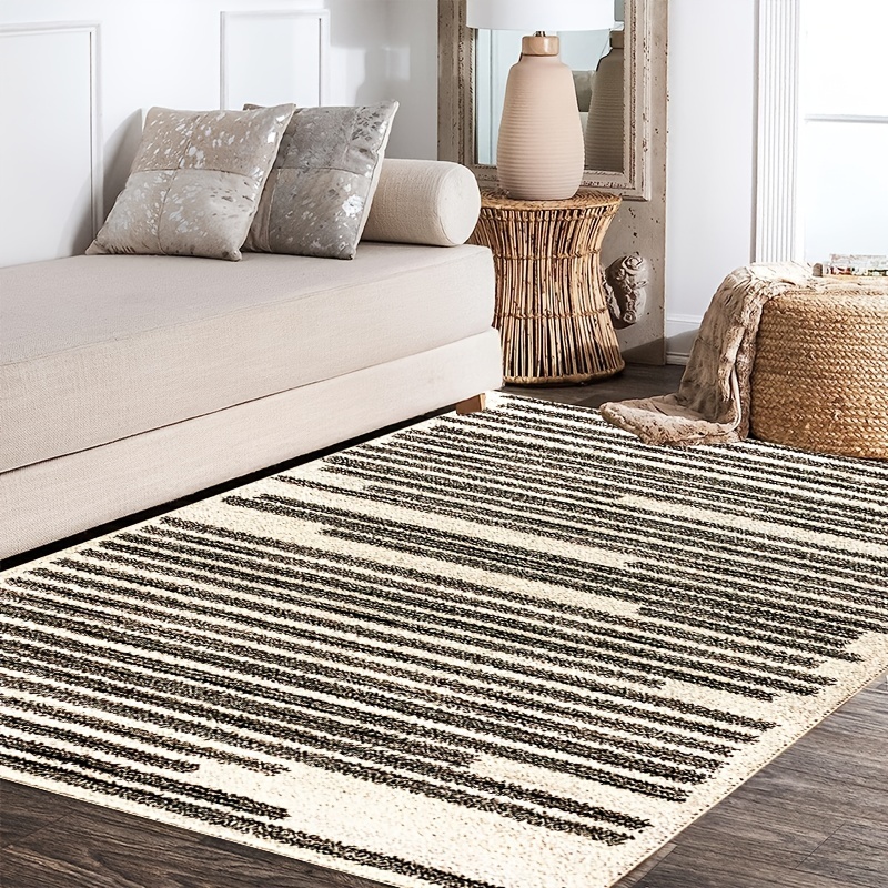 Moroccan Farmhouse Shaggy Area Rug