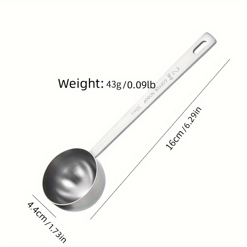 Measuring Spoon Stainless Steel Milk Powder Spoon With Scale - Temu