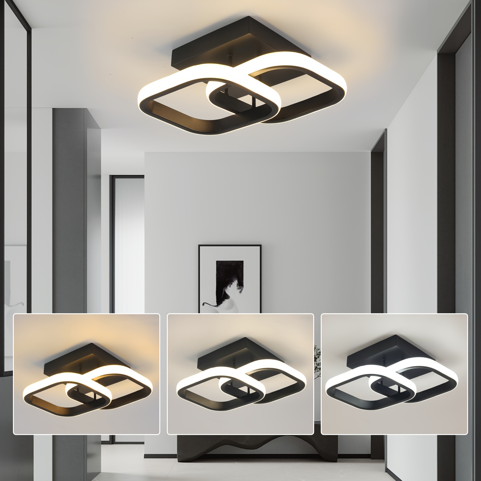 Generic - Plafonnier LED,Moderne Lampe de plafond 22W 2520lm