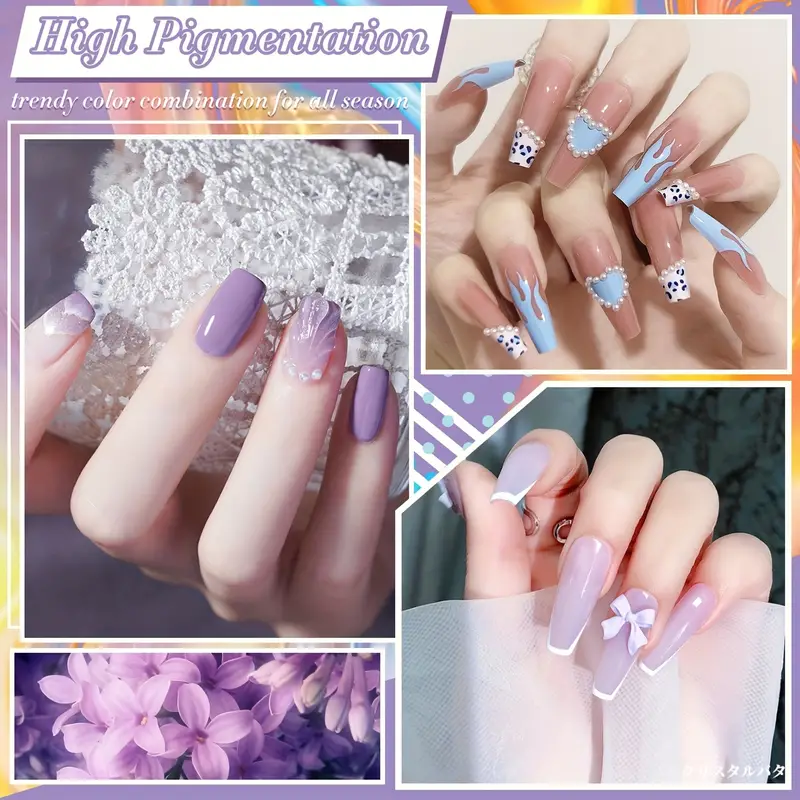 limegirl manicure set for nail extensions gel nail polish set acrylic kit poly nail gel set with uv led nail lamp gel kits nail tools set details 7