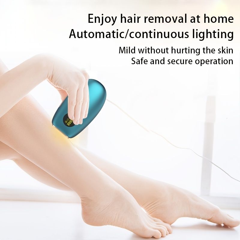 1pc Ice Feeling Painless And Comfortable Hair Removal Instrument Hand Held Private  Hair Shaving Instrument Strong