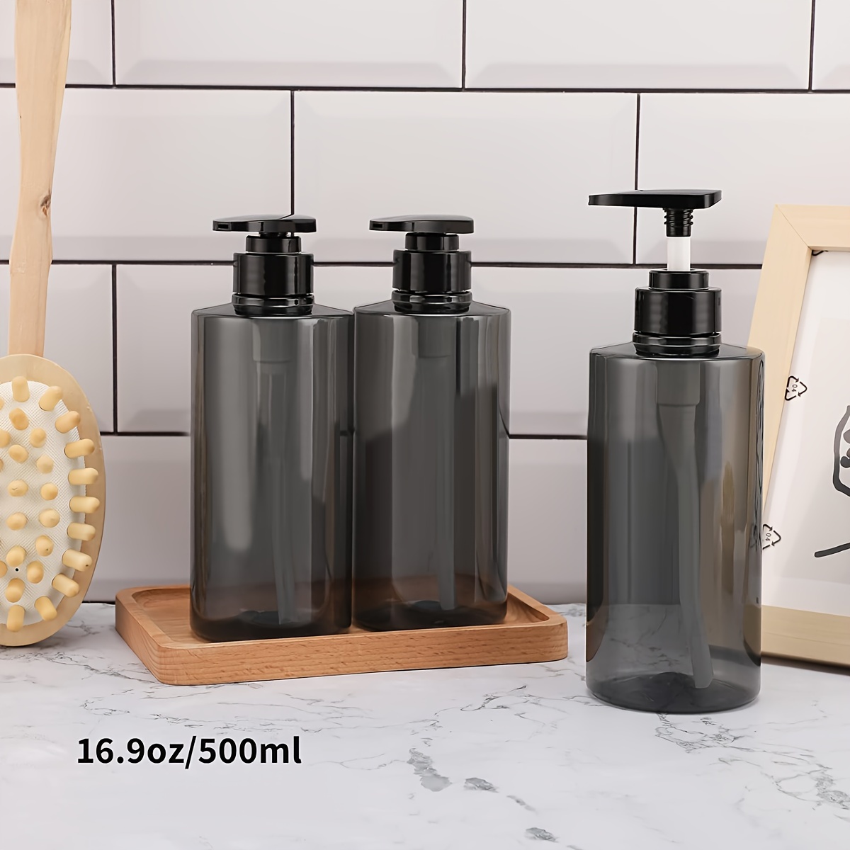 Dispensador de jabón transparente para fregadero de cocina *500ml