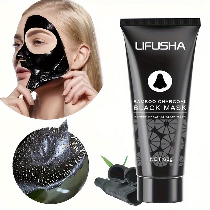 Kit de máscara removedora de puntos negros, máscara facial de carbón con  cepillo facial y extractores de espinillas, máscara facial de limpieza