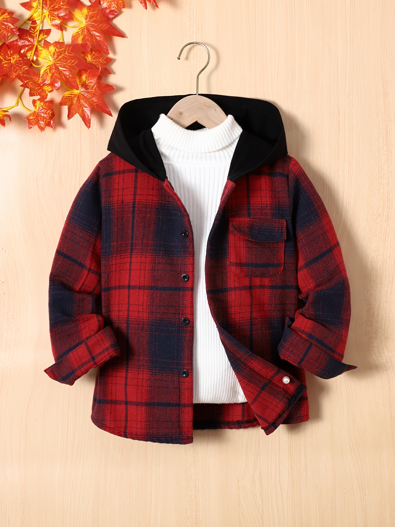 Fashion long sleeve plaid splicing cheap coat