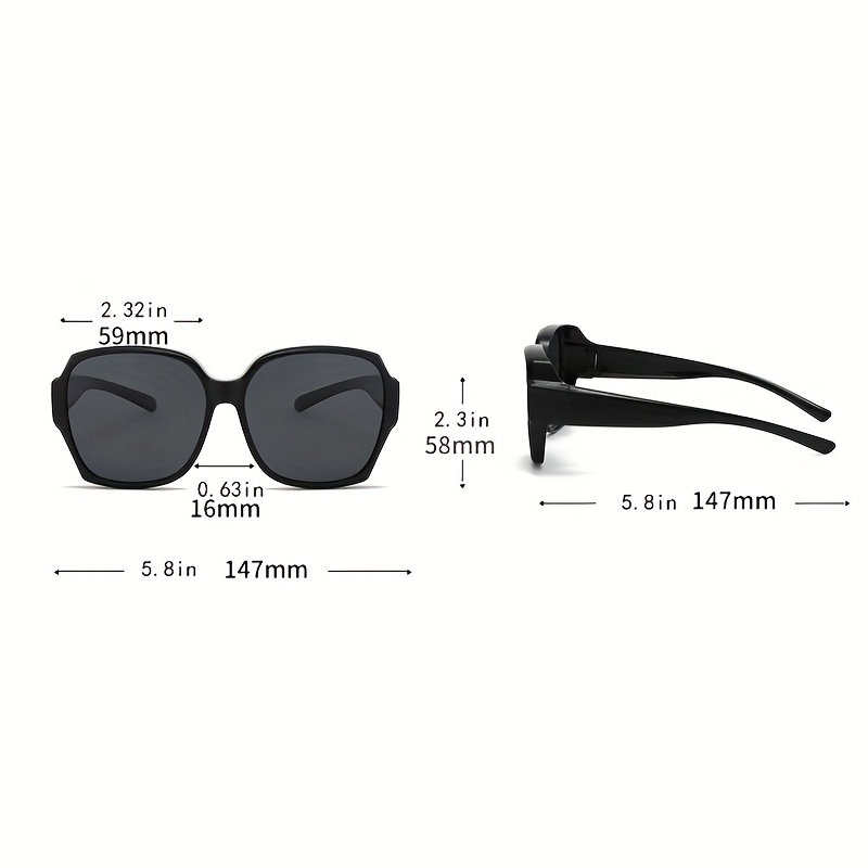 Wrap Around Fit Sunglasses Women Men Tr90 Polarized Gradient - Temu