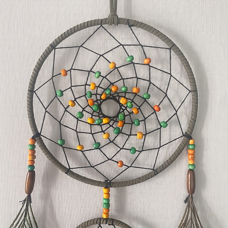 DREAMCATCHER Peacock Feathers Handmade wall Hanging Home Décor DIY Ornament  Gift