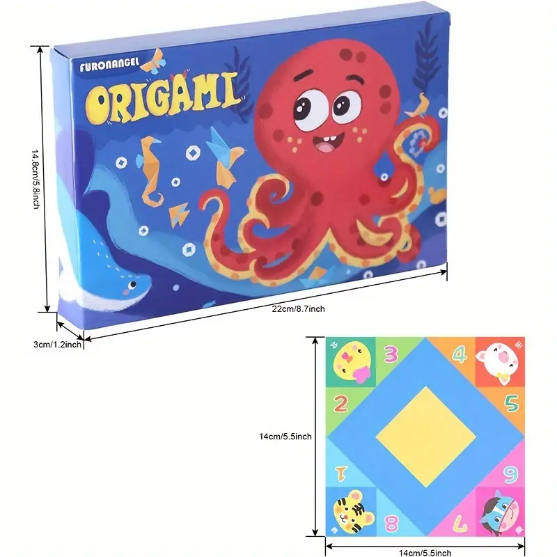 Craft Origami Paper For Kids Vivid Colorful Folding Papers - Temu