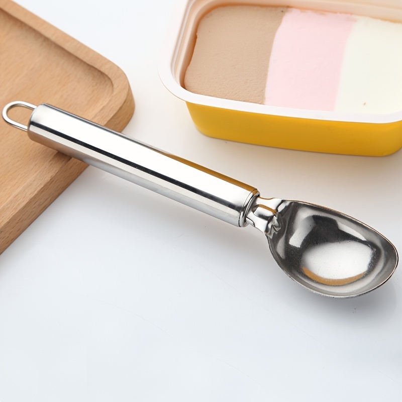 1pc Large Stainless Steel Ice Cream Scoop - Creative Kitchen Gadget for  Easy Scooping and Serving