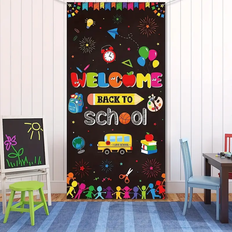 Welcome Back To School Door Er Decoration First Day Of Temu