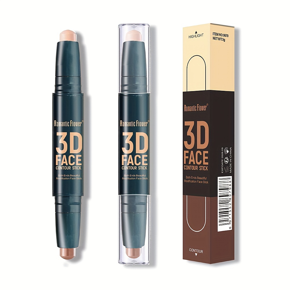 Full Coverage Double Ended Concealer And Highlighter Stick - Perfect For  Color Correction And Contouring - Temu Saudi Arabia