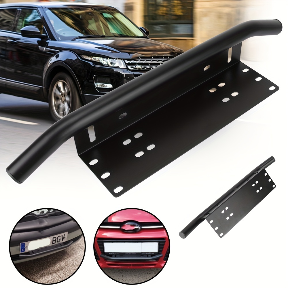 Scheinwerferhalter Kennzeichen Nebel Lauflicht Bar Halterung  Zusatzscheinwerfer Rahmen Frontstoßstange Kit Offroad 4x4 Autozubehör