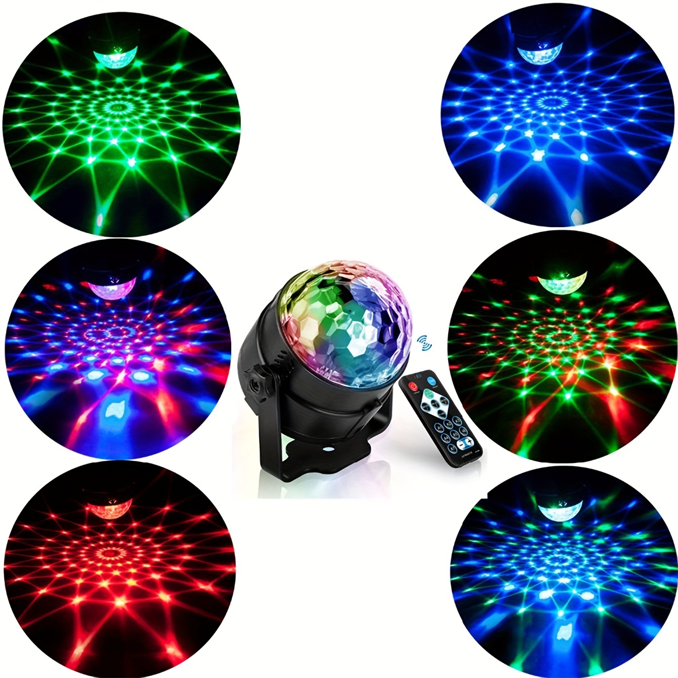 Disco Ball Light Projection Night Light Usb Crystal Magic - Temu