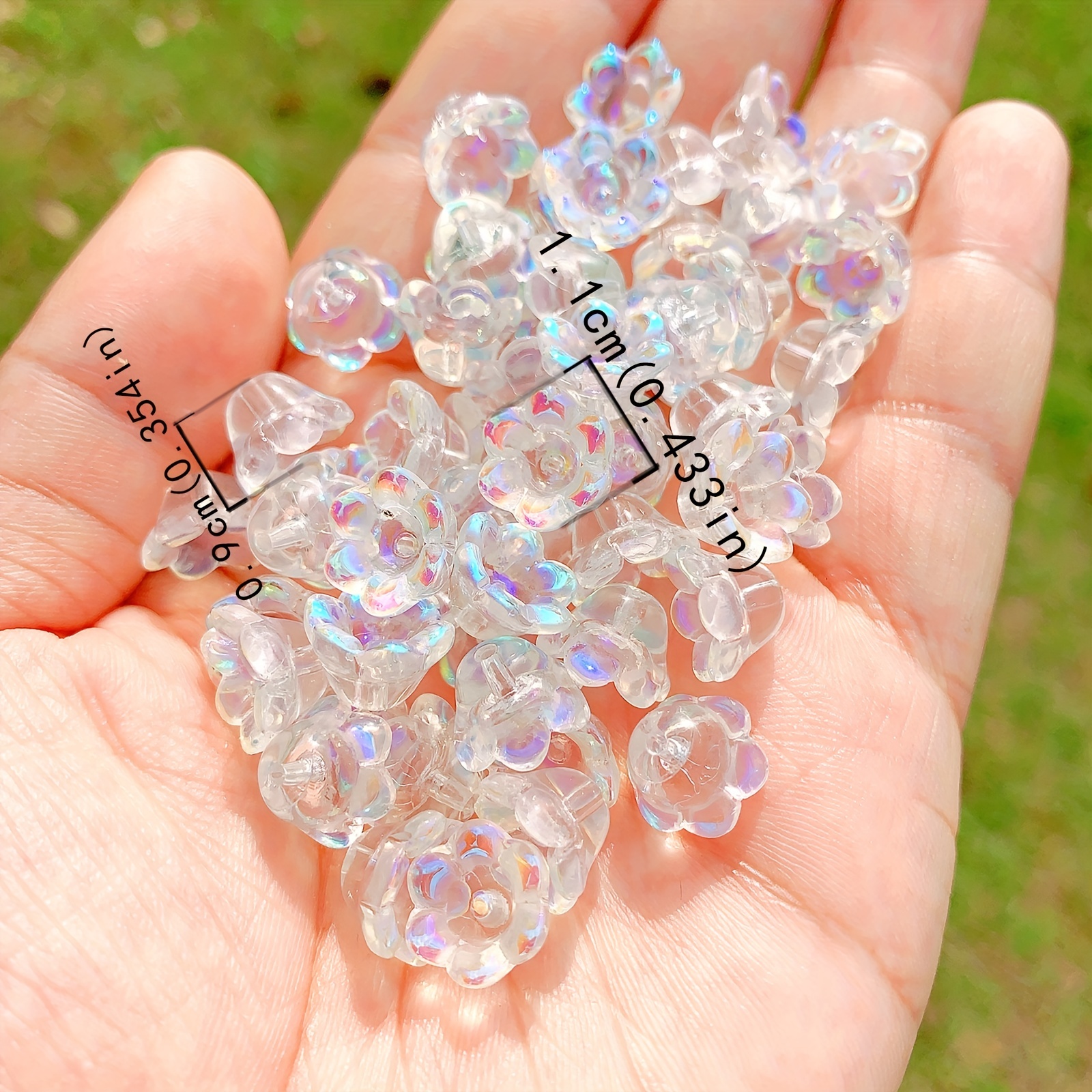 75pcs/set 0.196*0.295 Diameter Sparkling Crystal Beads Faceted Glass  Beads Bulk Spacer Beads For DIY Bracelet Artificial Jewelry Making  Accessories