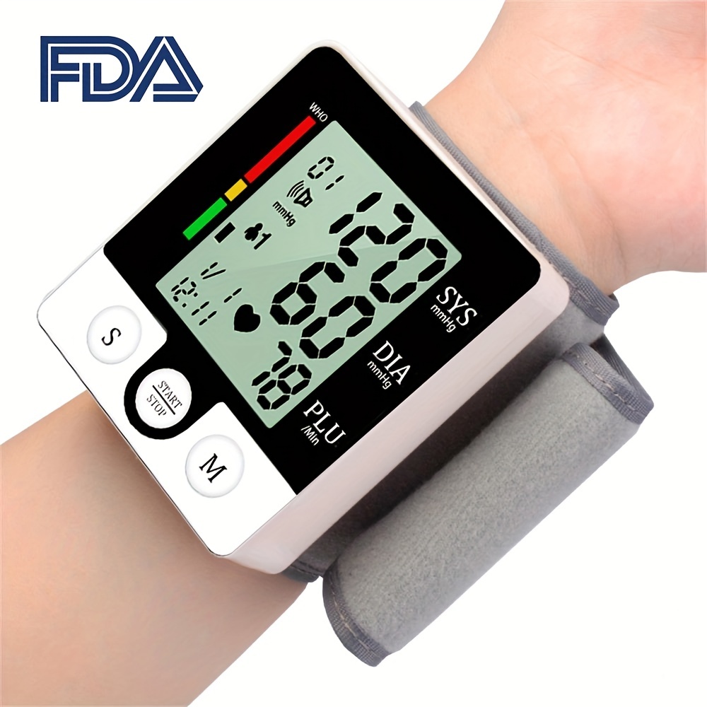 Intelligent Digital Wrist Blood Pressure Monitor With - Temu