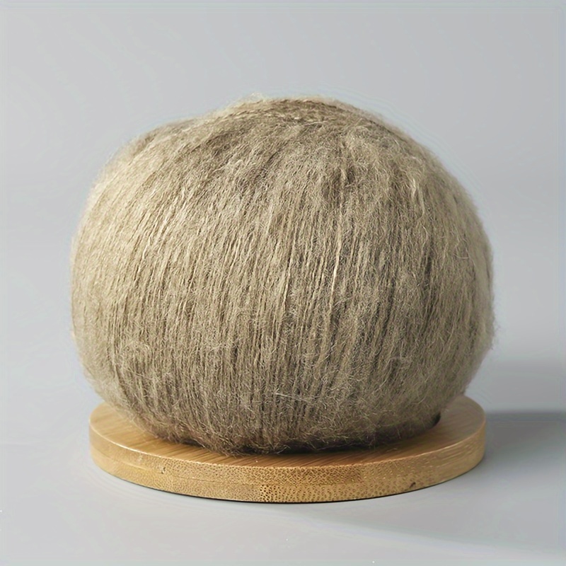 1ball Mohair Wool Yarn 15% Wool 15% Mohair 40% Acrylic - Temu