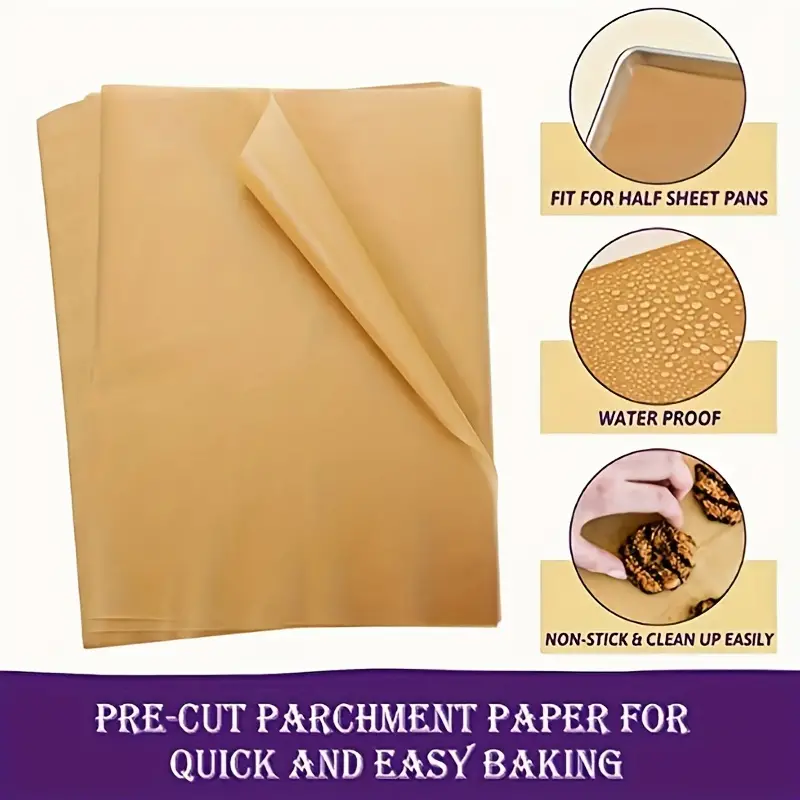 Natural Color Wax Paper Sheets Grease Resistant Food - Temu