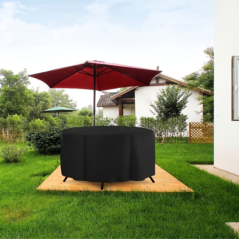  4 fundas para muebles de patio, impermeables, para muebles de  exterior, de plástico transparente, para sofá y mesa al aire libre, juegos  de muebles de patio resistentes, 32 x 30 x