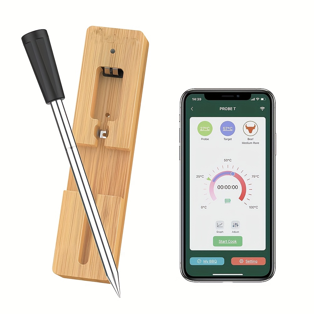 Thermometer, Wireless Meat Thermometer, Wireless Range Digital