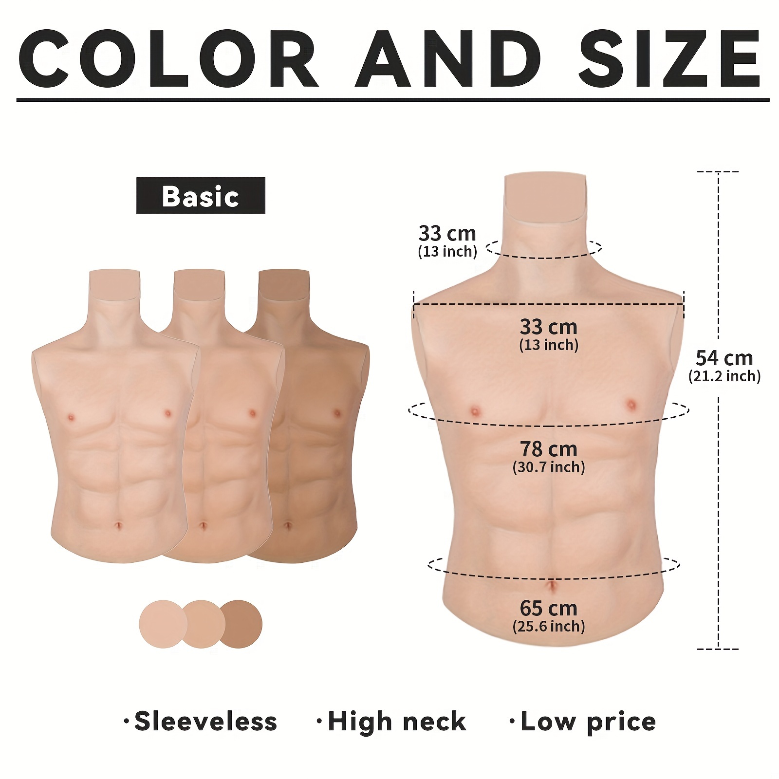  Silicone Muscle Suit Men Fake Abs with Muscle Arms, Realistic  Silicone Fake Chest Muscle Body Suit with Abdomen Macho Muscle Men Cosplay  (Color#01, Free Size) : Clothing, Shoes & Jewelry