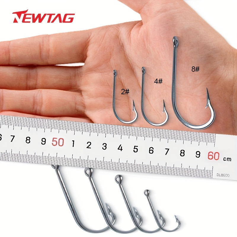 50pcs Stainless Steel Fishing Hooks Perfect for Outdoor Sea - Temu