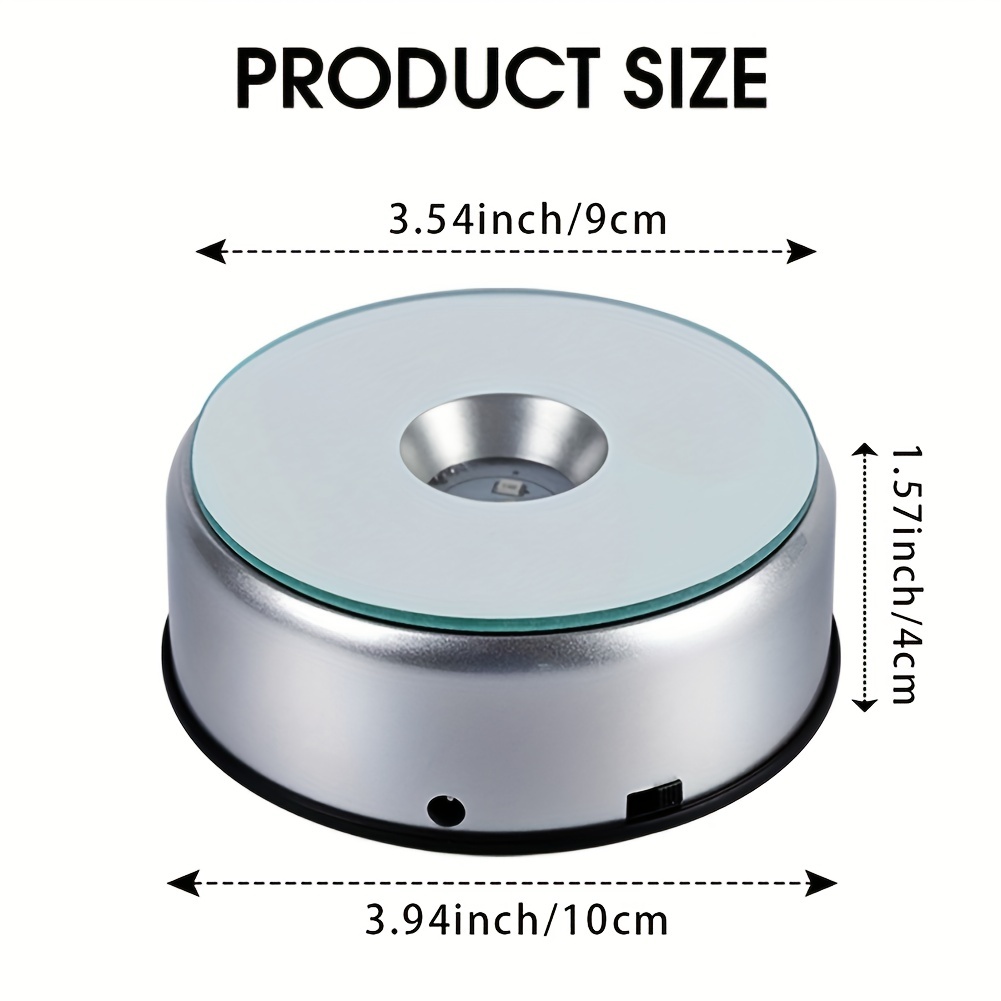 Cup Display Turner Spinner Light Stand USB Power Cable