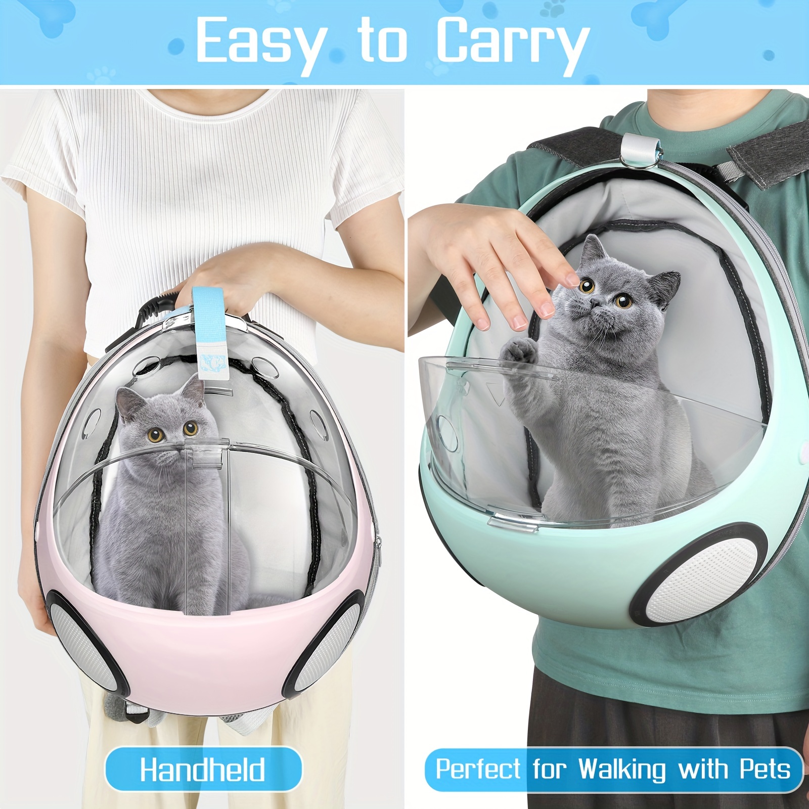 Portable Cat Carrier Bag Breathable Pet Small Dog Cat Backpack