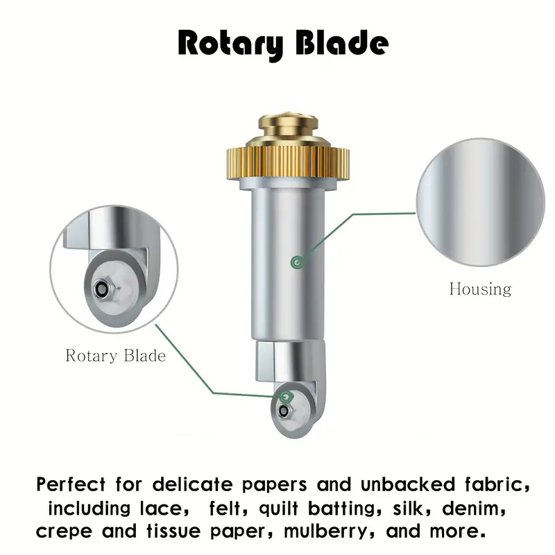 Rotary Blade With Drive Housing Cricut Cutting Machine For - Temu United  Arab Emirates
