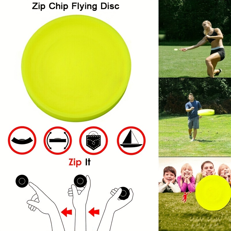 Silicone Ultimate Mini Pocket Zip Chip Flying Disc Outdoor - Temu