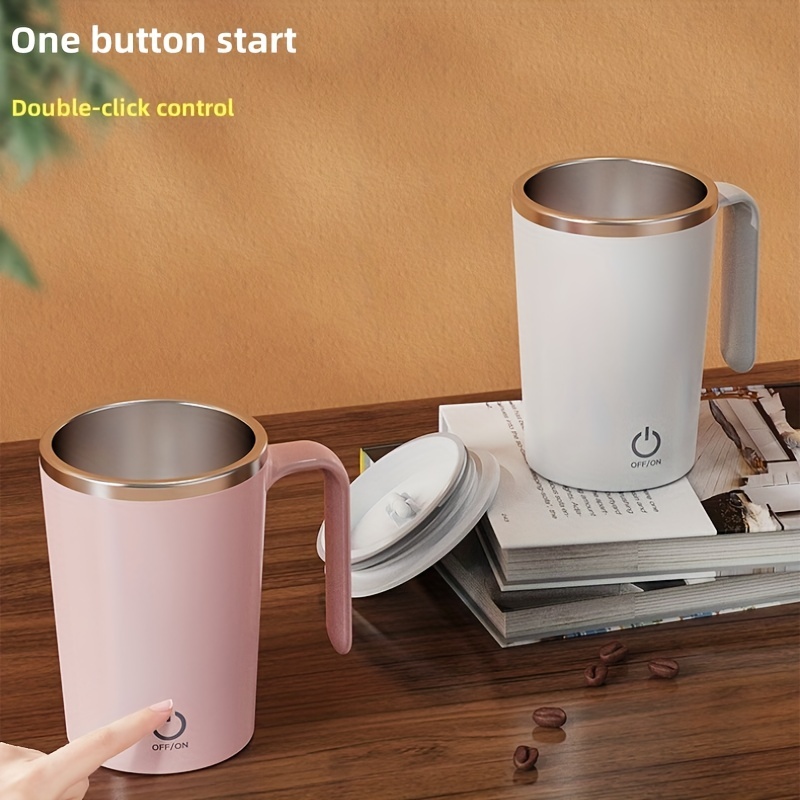 Automatic Coffee Mixing Cup, Stainless Steel Electric Mixing Cup, Usb  Charging Sports Water Cup Lazy Coffee Cup - Temu Mexico