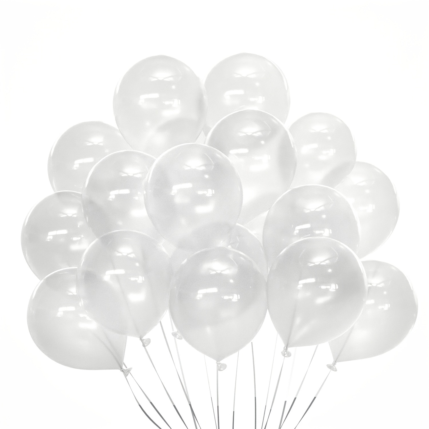 50 pezzi palloncini bianchi palloncini in lattice bianchi da - Temu Italy
