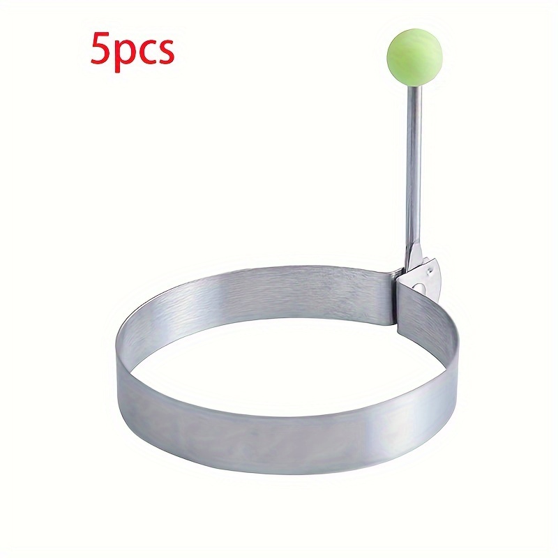 Egg Ring Molds for Cooking - 5Pcs Stainless Steel Ring Mold Egg