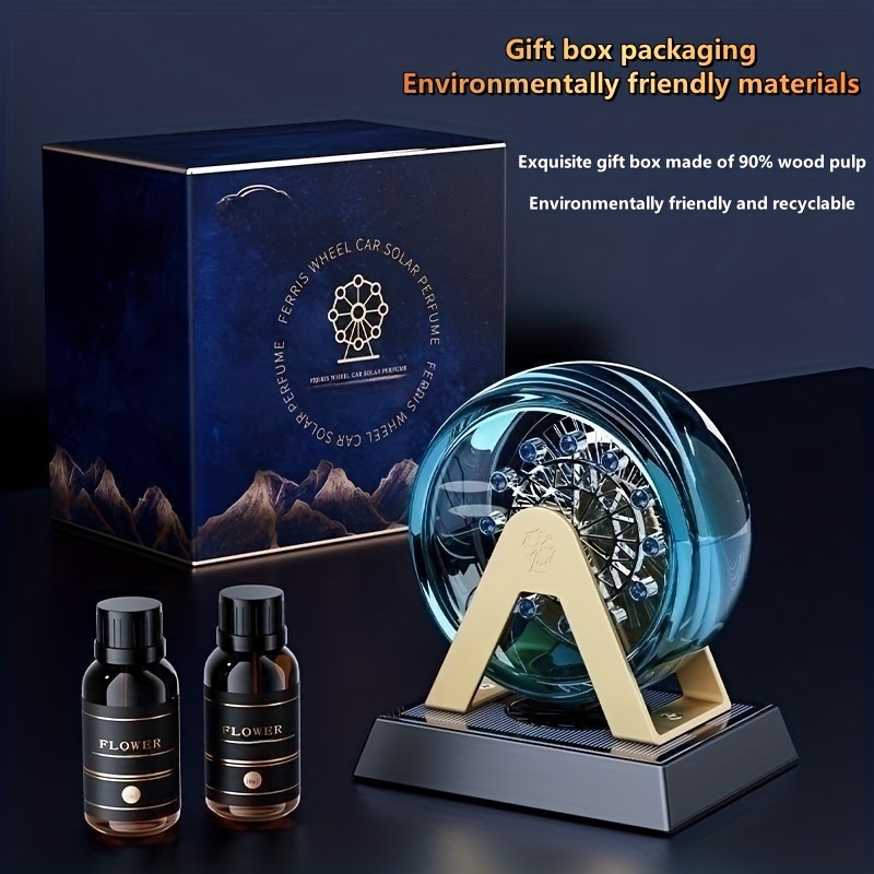 Car Outlet Perfume, Kreatives Lüfterblatt-Auto-Aromatherapie-Solar-Schwimmendes  Rotierendes Aromatherapie-Auto-Duft-Kreative Ornamente - Temu Switzerland