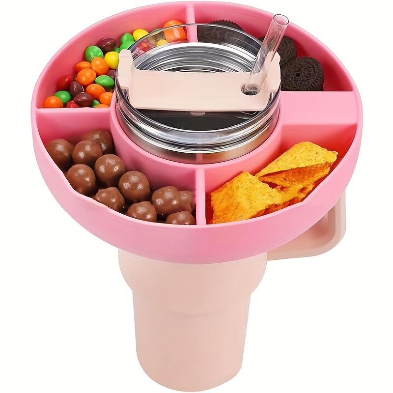 Silicone Snack Plate Snack Ring Snack Container 4 - Temu