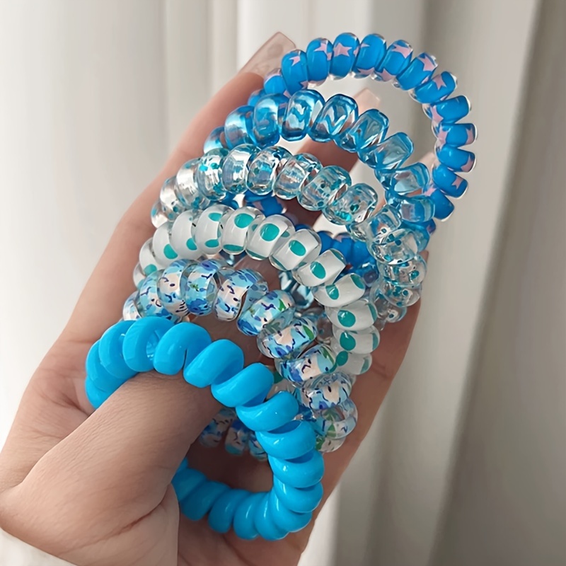 spiral bracelet hair ties