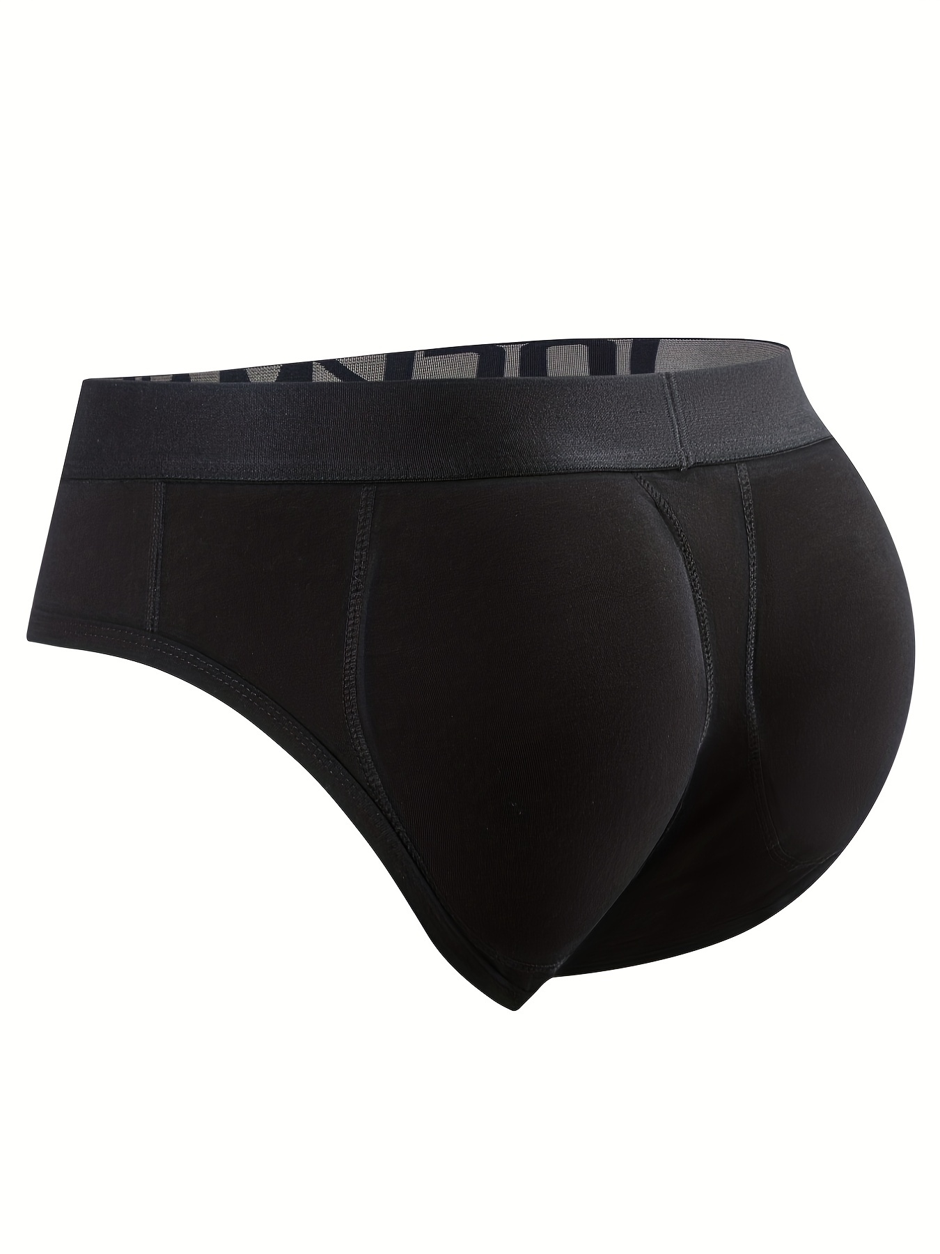 MENS PADDED BUTT Lifter Hip Enhancer Underwear Panties 4 Removable