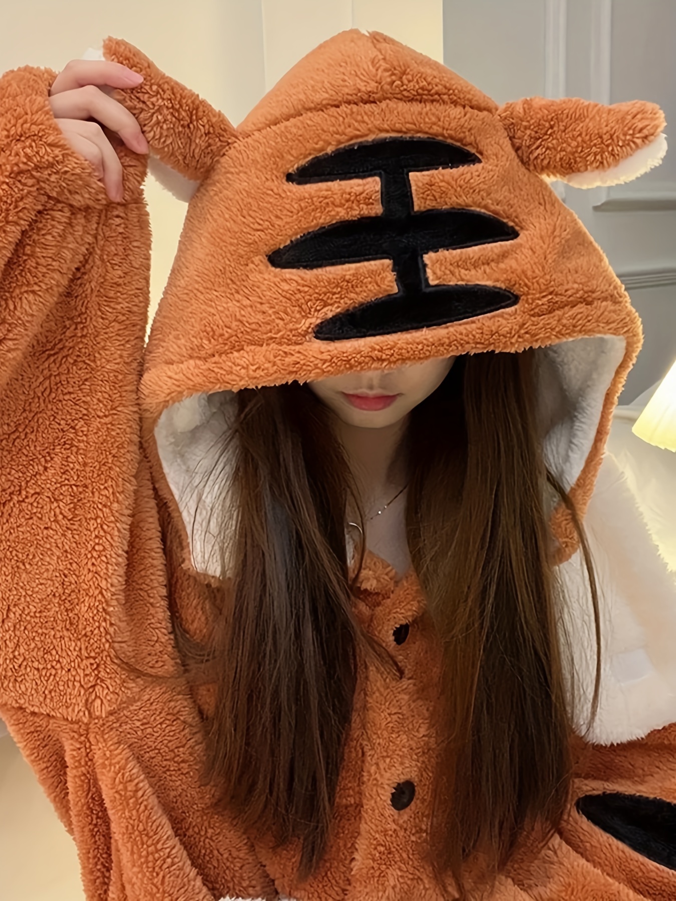 Tiger hoodie with on sale ears