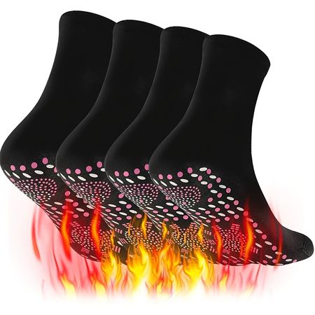 6pairs Heated Socks, Self Heating Socks For Men Women,Massage Anti-Freezing For Fishing Camping Hiking Skiing And Foot Warmer
