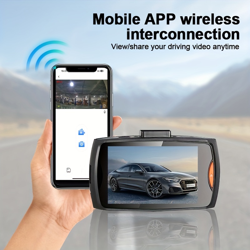 Dash Cam Front and Rear View WiFi Video Recorder Dashcam  App_SAMEUO深优官网