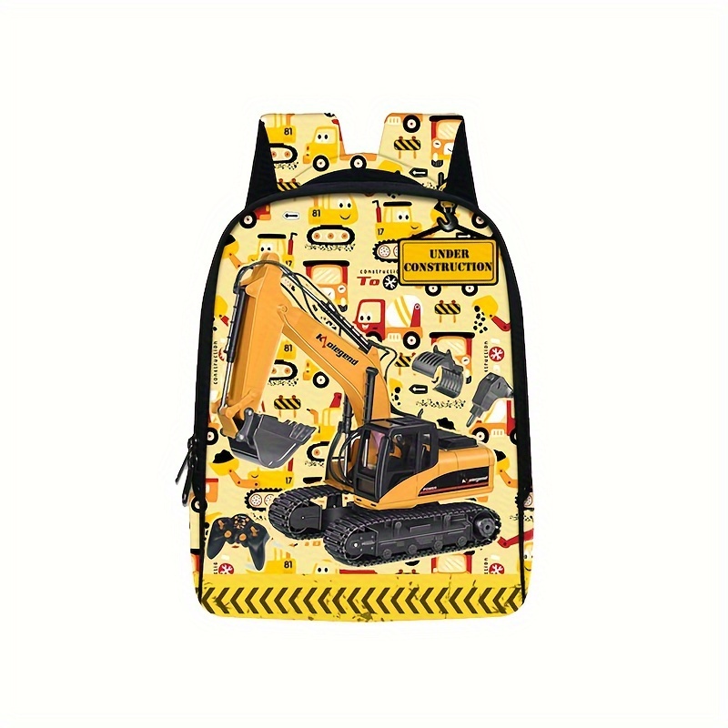 TEMU 1pc Cartoon Print Backpack, Children's Fashion Lightweight School Bag, Ideal Gift For Kids